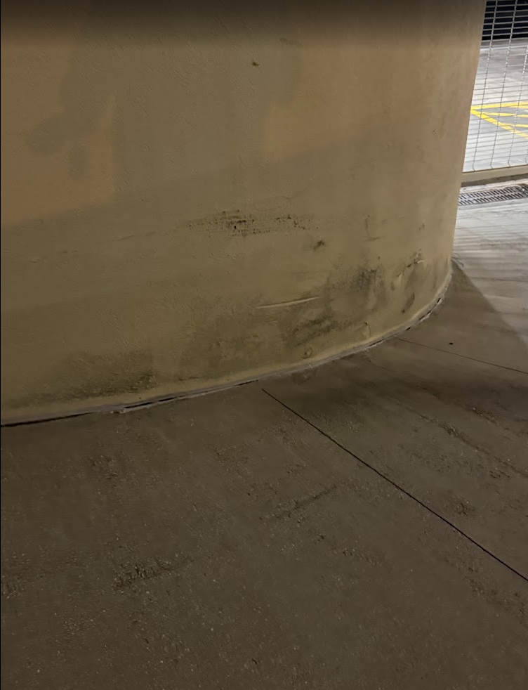 Garage Exit Damage